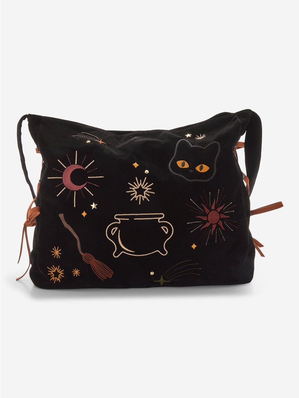 🌙Her Universe Disney Hocus Pocus Icons Velvet Embroidered Crossbody Bag - Picture 2 of 13